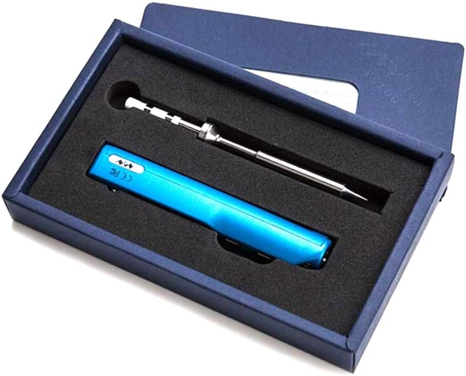 Soldering TS100 Mini Portable Smart Programmable Electric Soldering Iron Digital LCD Display Original I/B2 Replacement Tip Repair Tool - (CN, Power: I tip)