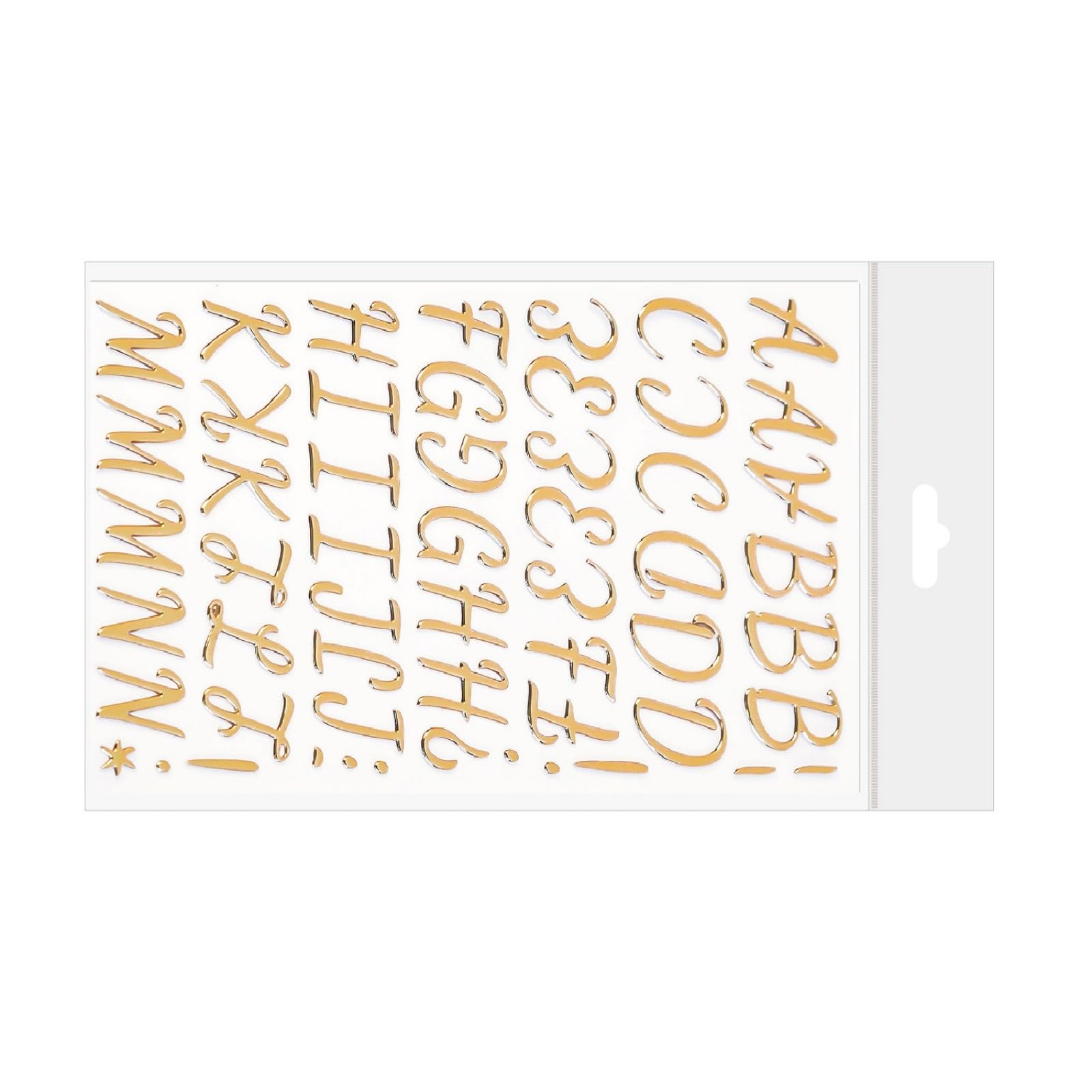 Letter Sticker, 3 Sheets Colored Alphabets Stickers Selves Adhesive Letter Sticker Small Alphabets Stickers for Scrapbooking