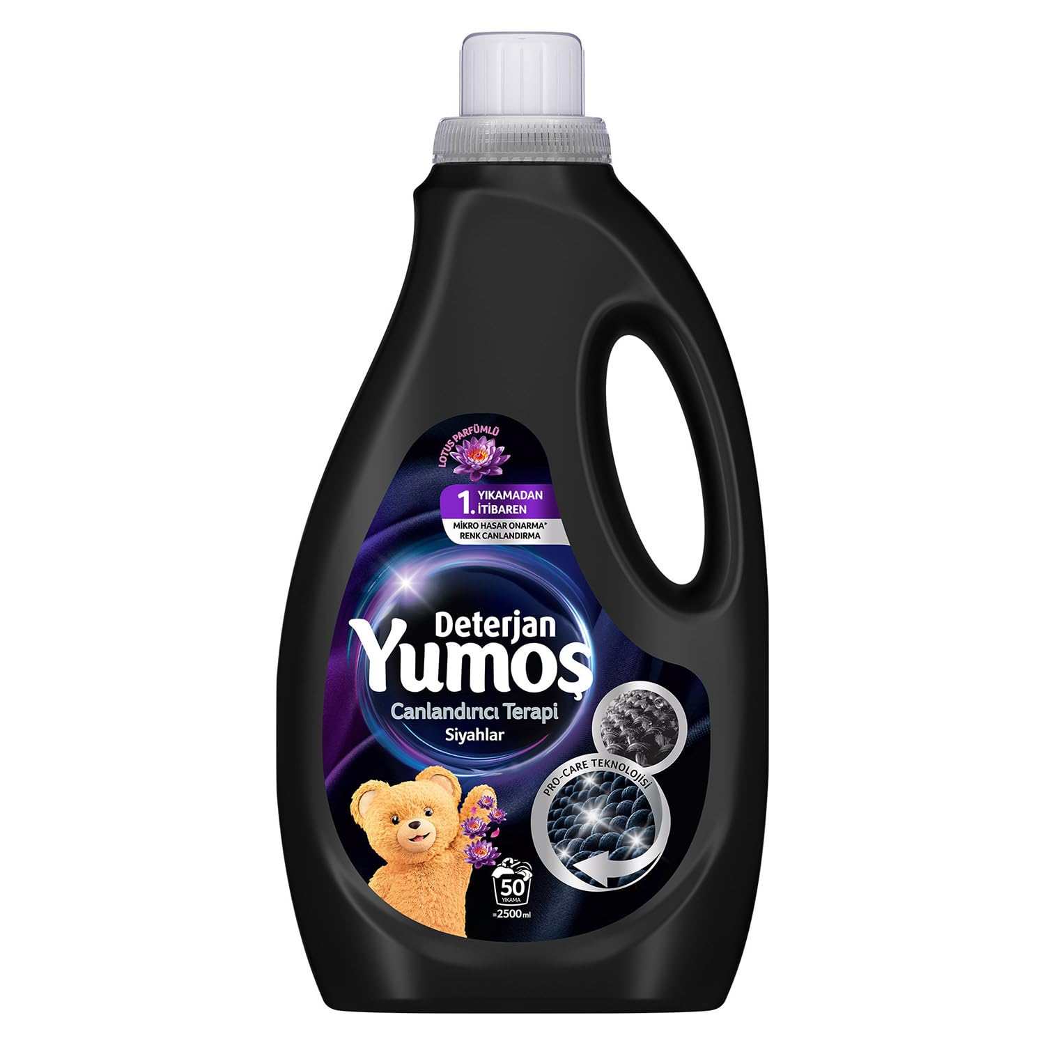 Yumoş Sıvı Bakım Deterjanı Siyah 50 Yıkama 2500 ml