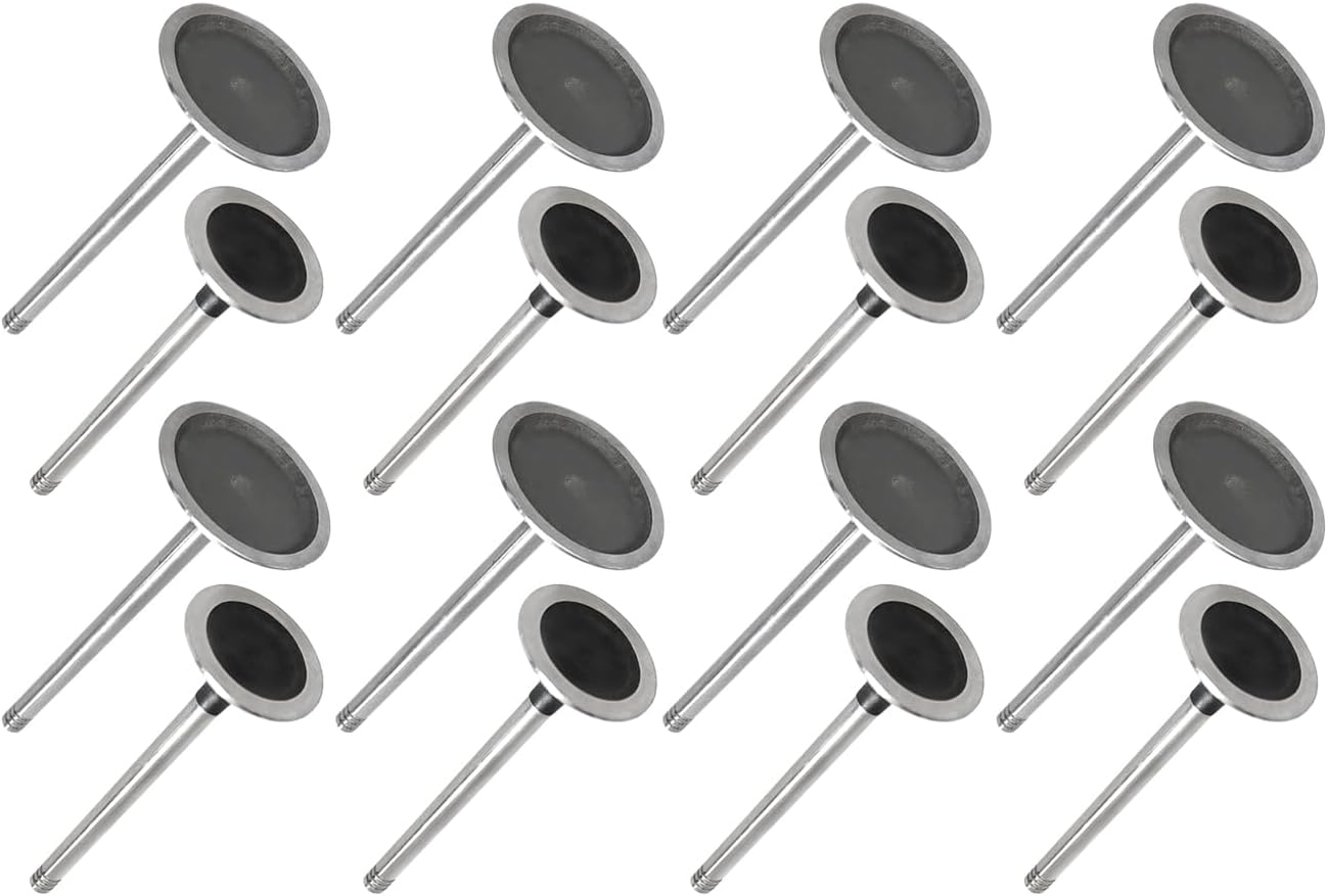 Engine Intake Valves and Exhaust Valves Set Fits for Chrysler 300 for Dodge Ram Magnum for Jeep Grand Cherokee Commander 5.7L 2003-2008 53021550AA, 53021551AB, IV1160, EV1160