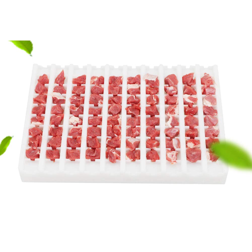 Machine pour Brochettes De Viande en Acier Inoxydable À 10 Trous Rapid Wear Porter Une Brochette De Viande Un Filon, Un Outil pour Barbecue, Un Filon Commercial