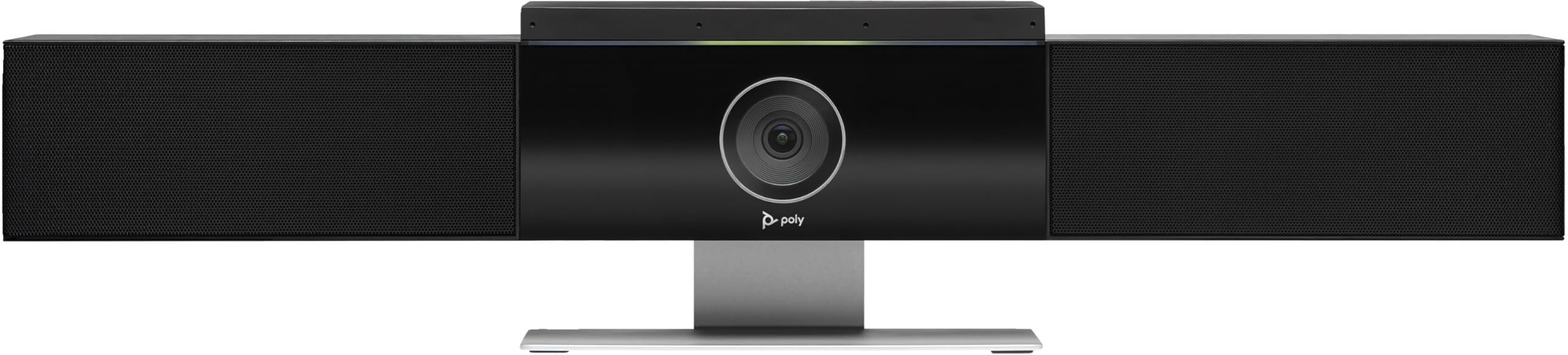 Poly Studio 4K USB-Videokonferenzsystem (Polycom) - Kamera, Mikrofon & Lautsprecherleiste für kleine & mittlere Konferenzräume - Presenter Tracking, NoiseBlock AI, Autoframing, Teams/Zoom zertifiziert