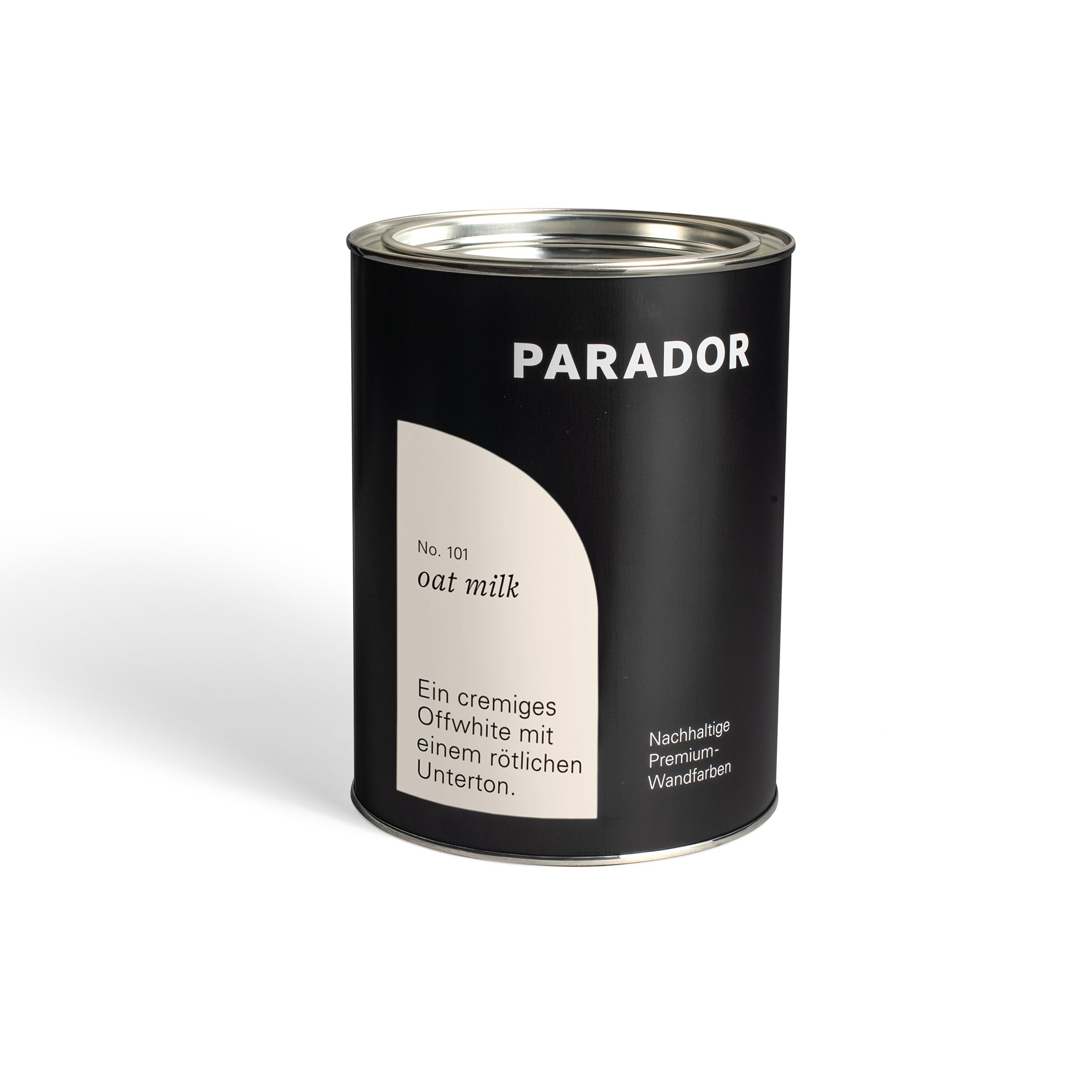 Parador Wandfarbe Oat Milk creme beige 2,5 L - nachhaltige Premium Innenfarbe matt - hohe Deckkraft tropffest spritzfest ergiebig schnelltrocknend geruchsneutral vegan