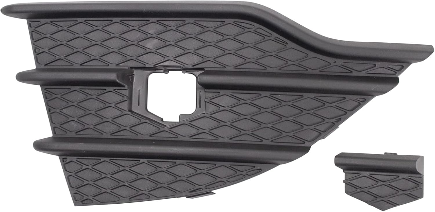 TRQ Front Driver & Passenger Side Fog Light Hole Cover Set,Fog Light Cover Set Compatible with 2013-2016 Ford Escape FO1038124 FO1039124