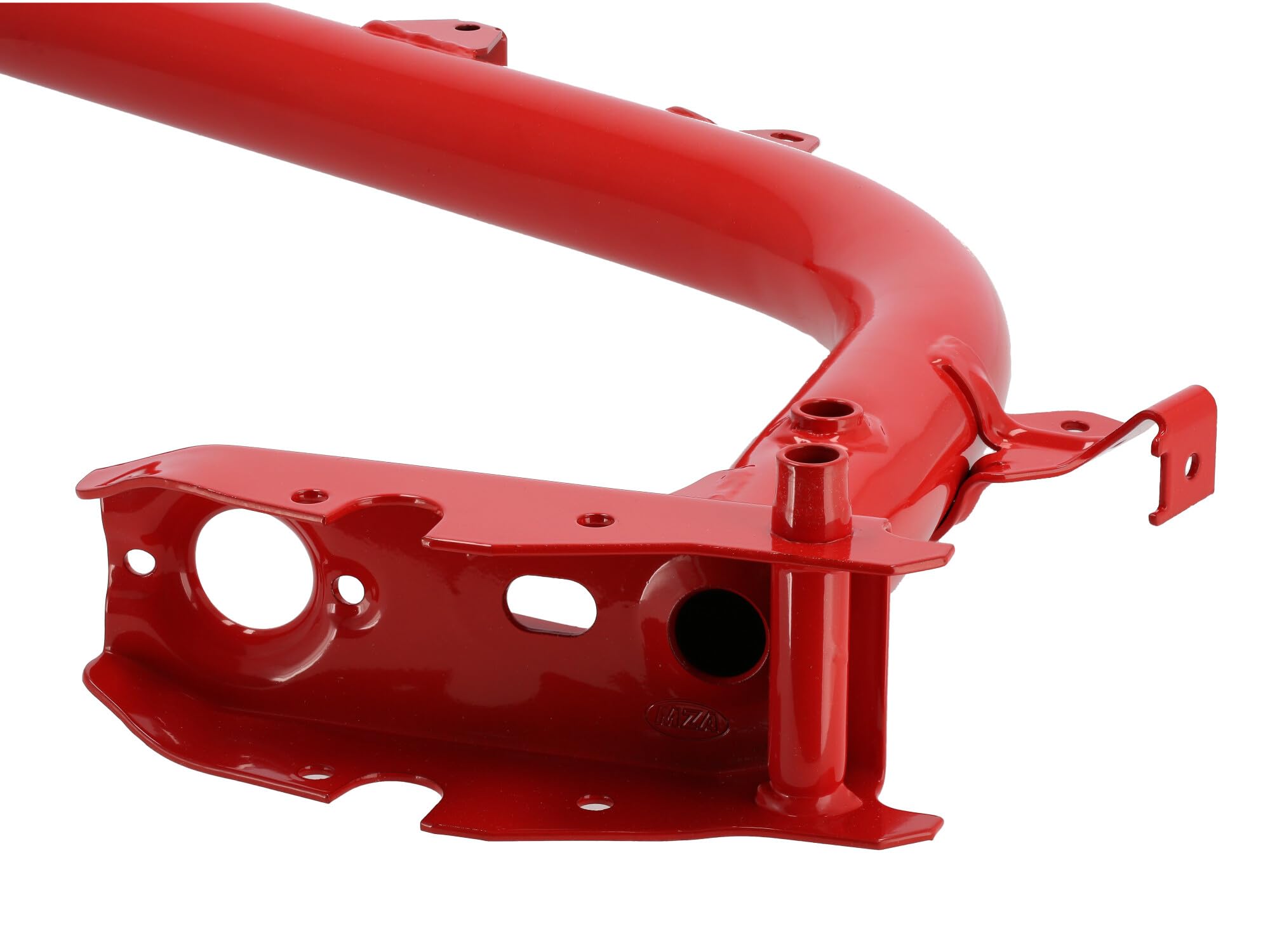 Rahmen, mit Knotenblech Enduro, ohne Typschild, Rot - Simson S51, S53, S70, S83