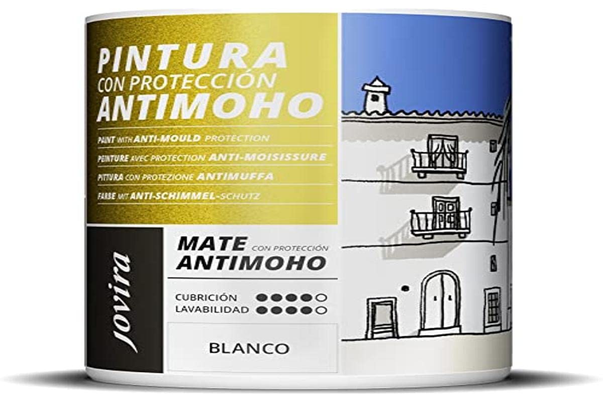 JOVIRA PINTURAS Peinture Anti-Moisissures Mat Blanc 750ml