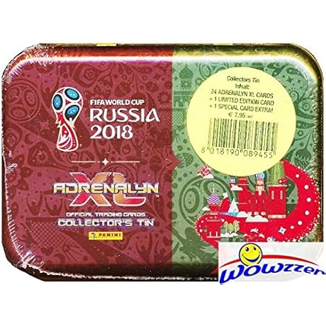 2018 Panini Adrenalyn XL FIFA World Cup Russia Factory Sealed Collectors TIN