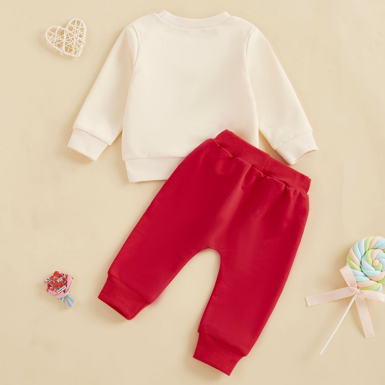 Baby-Kleidungs-Set für Babys, Jungen, mit lustigem Buchstaben, Sweatshirt, Hose, Outfit, Kleinkind, Winterkleidung, 6 12 18 Monate, 2T, 3T