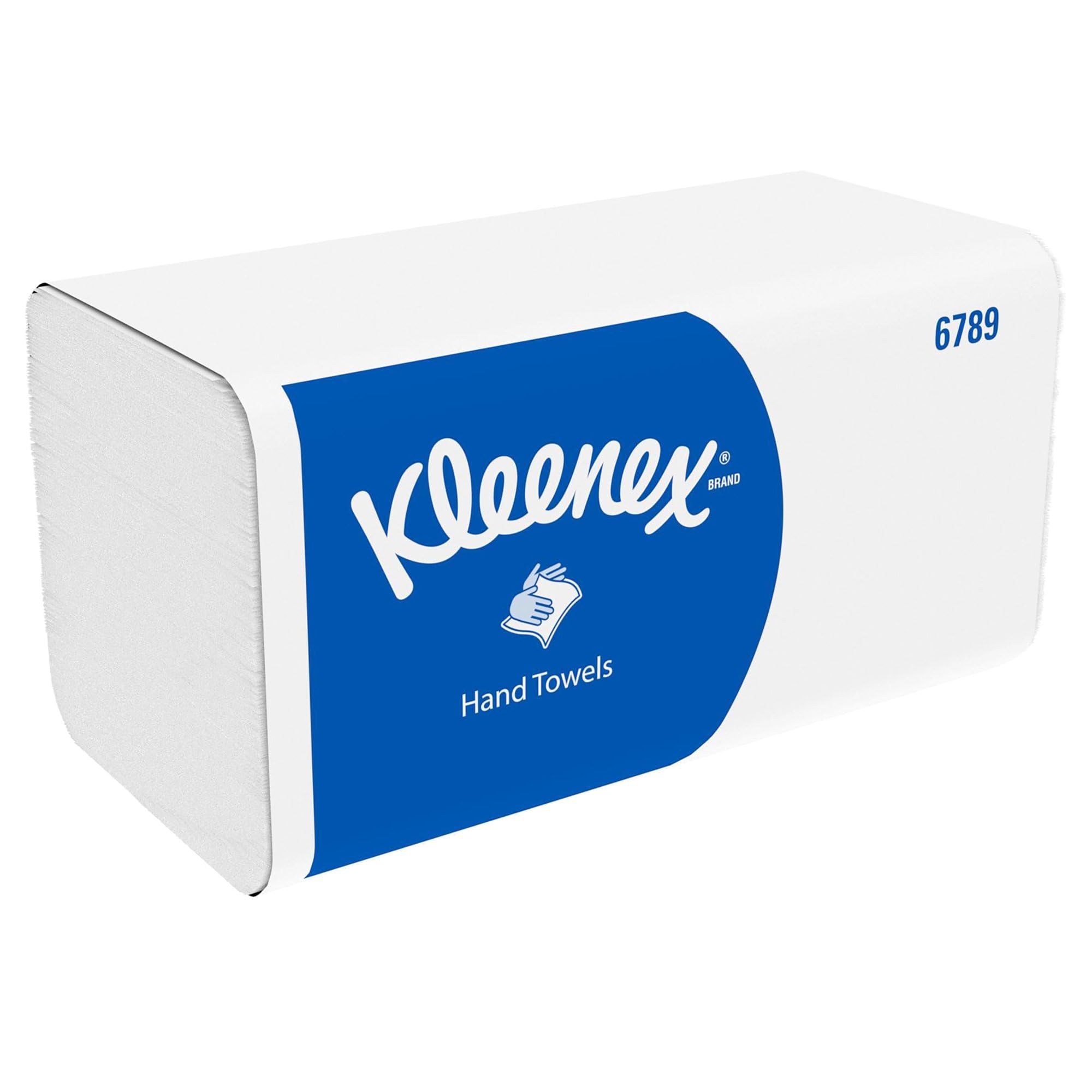 Kleenex Asciugamani intercalati bianchi 6789, 2 veli, Con spessore rinforzato e Certificazione FSC, 15 confezioni da 186 strappi (tot. 2790)