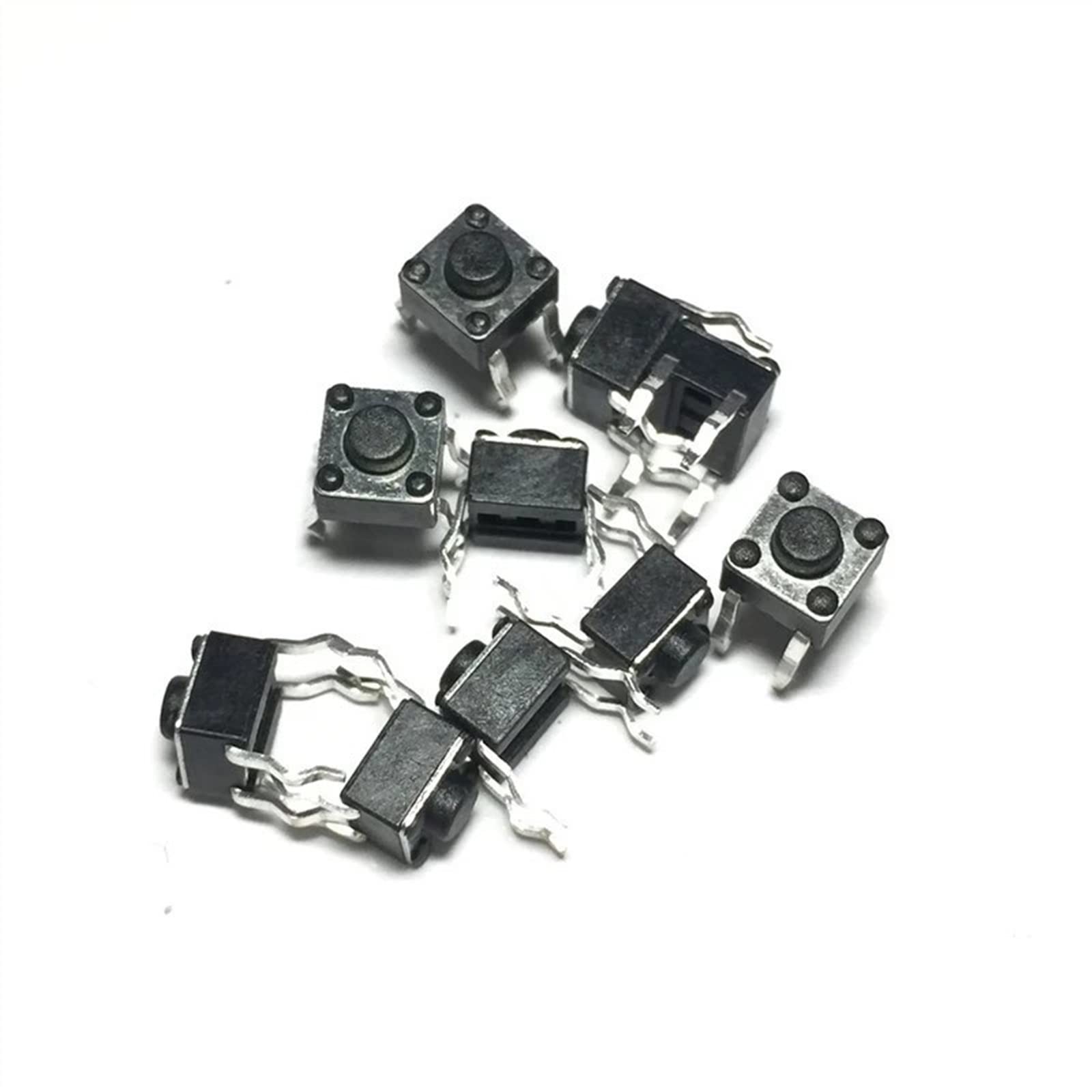 Interruptor de encendido boton tactil momentaneo 6x6x4.3mm microinterruptor DIP para placas PCB