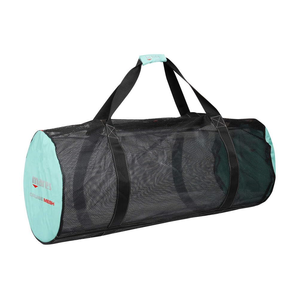 Mares Cruise Mesh - Sac de plongée 108L Pliable en Maille résistante, évacuation Eau Rapide, Poche extérieure Velcro, Compact Voyage