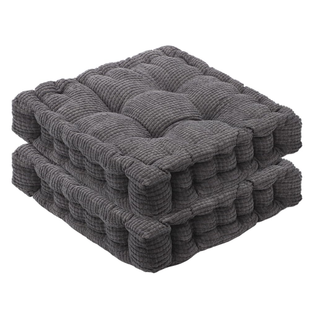 lot de 2 coussins de chaise de sol