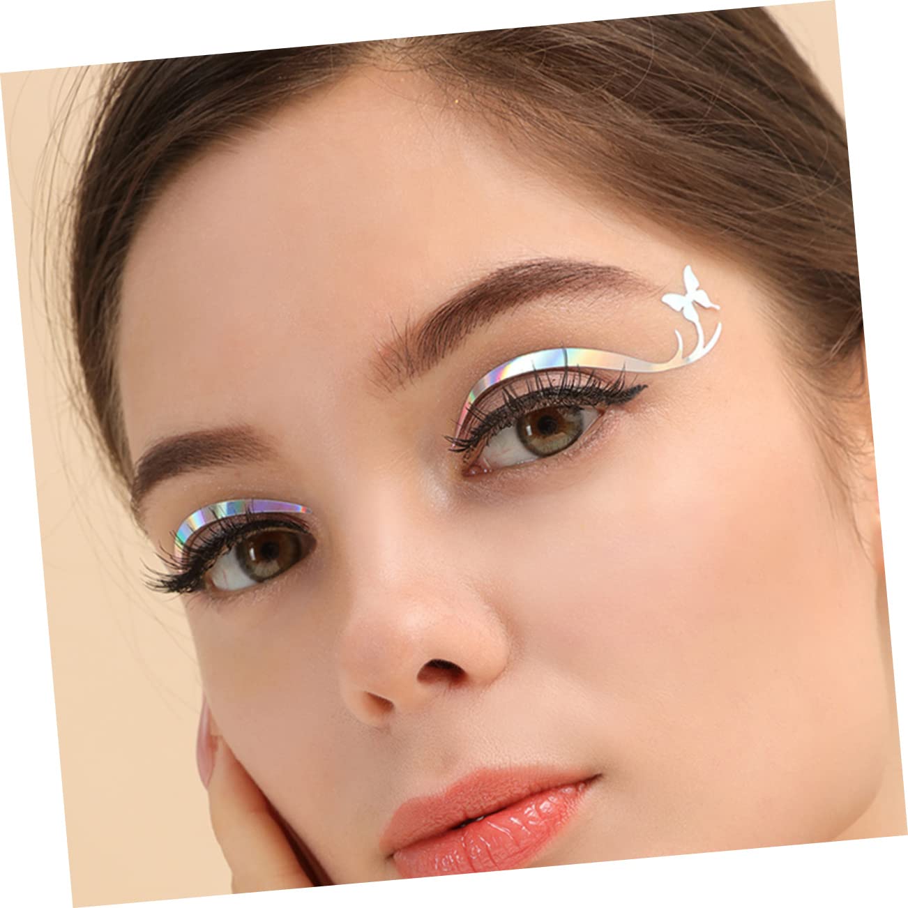 Healeved 18fogli Adesivi Per Ombretto e Eyeliner Decorazioni Per Cosplay Compleanni e Speciali Facili Applicare e Rimovibili Disagio