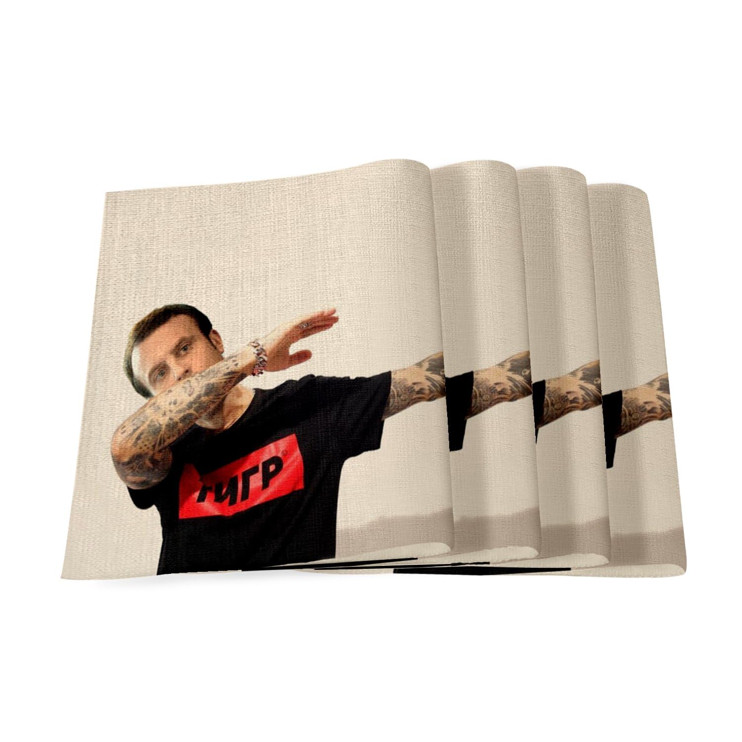 Sets de table Macron dab humour pour animer vos dîners entre amis
