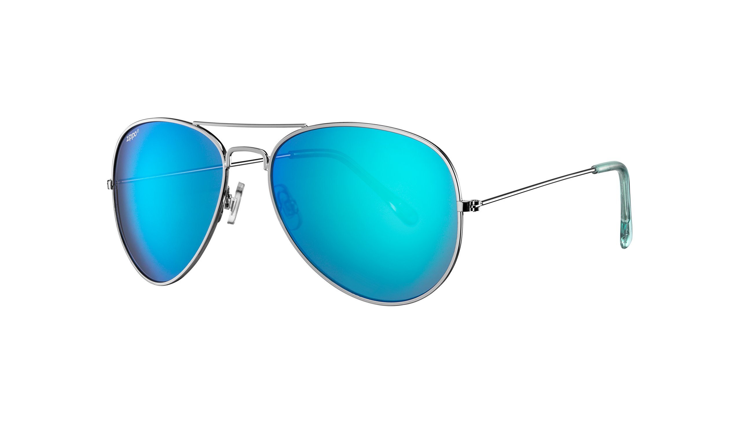 Zippo Sunglasses, Silver, Medium