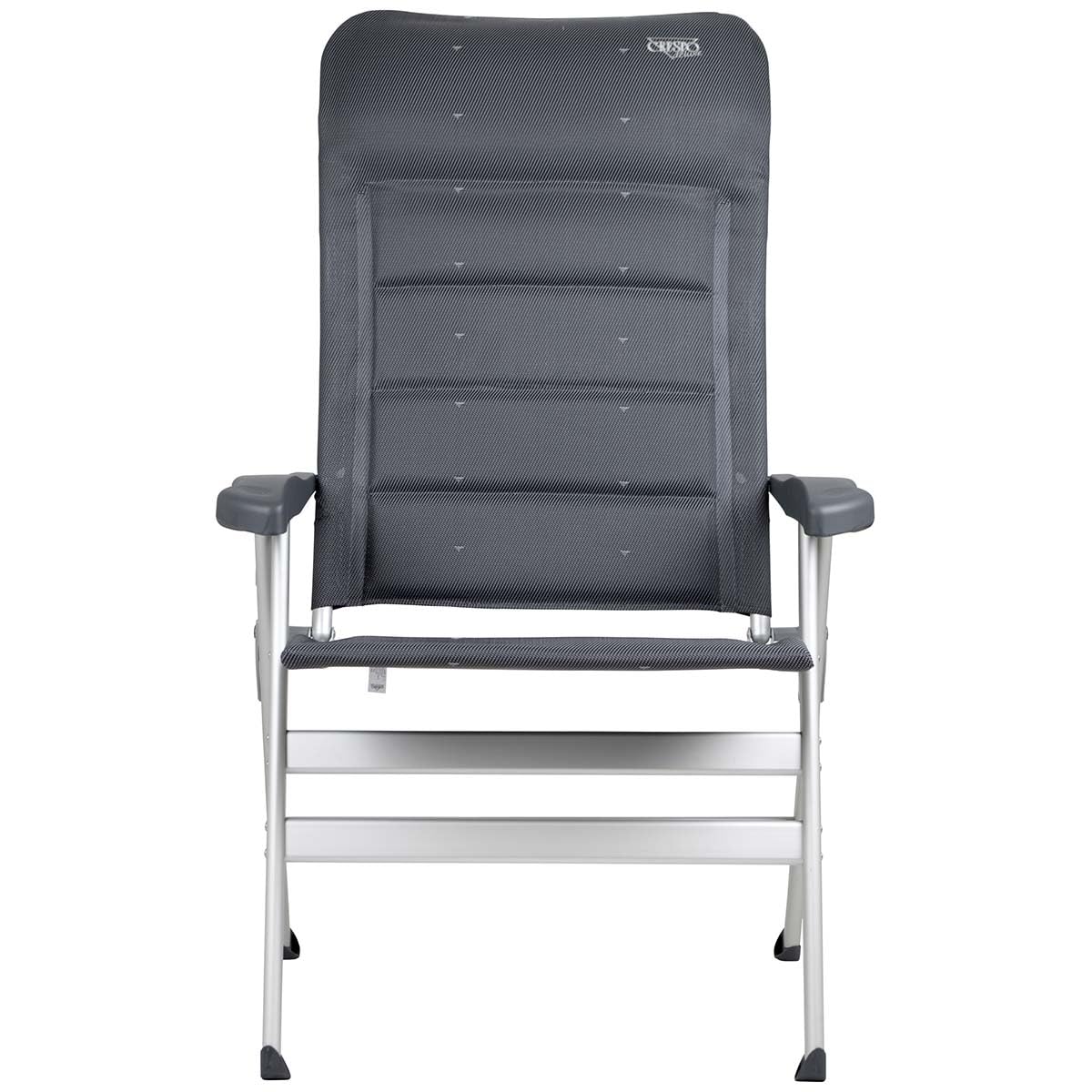 Crespo Sedia Pieghevole XXL Deluxe Antracite Sedie, Alluminio, Grigio Scuro, Taglia Unica