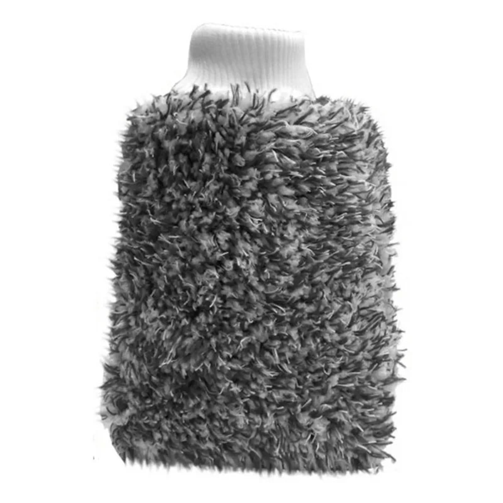 WEQYFDC Car Wash Mitt Microfiber Long-Hair Car Wash Glove - Extra Thick Absorbent, Colorful Coral Fleece For Cleaning