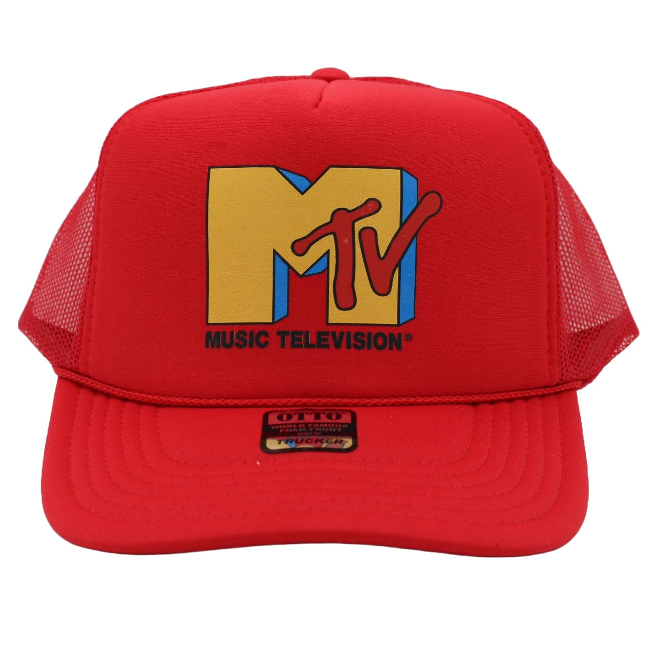 Timeless Apparel CoOriginal MTV Trucker Hat - Y2K Trendy Vintage Graphic Trucker Cap for Men and Women