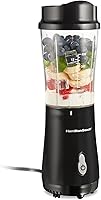 Vista 10 de Hamilton Beach Portable Blender for Shakes and Smoothies,14 Oz BPA Free Travel Cup & Lid,Durable Stainless Steel Blades,Personal Smoothie Blender,2