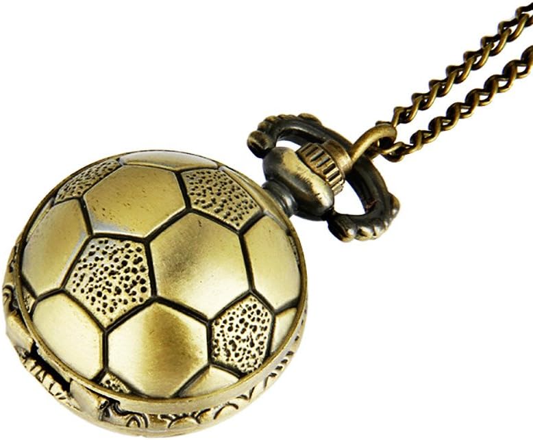 Football Pocket Watch,Ball Shape Small Quartz Pocket Watch
