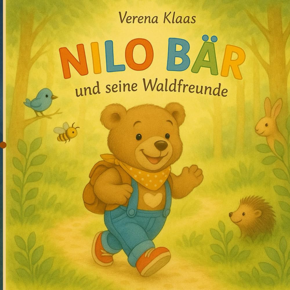 Nilo Bär und seine Waldfreunde: Eine liebevolle Gutenachtgeschichte über Freundschaft, Waldabenteuer und schöne Träume – Vorlesebuch für Kinder ab 2 ... leichtem Format, perfekt auch für unterwegs