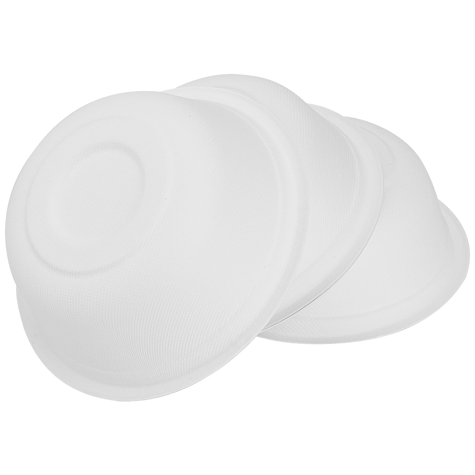100 Stück Einweg Suppenschalen, 750ml Zuckerrohrschalen, Weiß Pappschalen, Zuckerrohr Bagasse Einwegteller, Papierschalen, Kompostierbare Einweggeschirr Suppenschüssel für Zuhause Partys