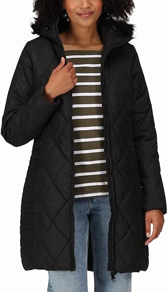 Regatta fritha black coat Clearance