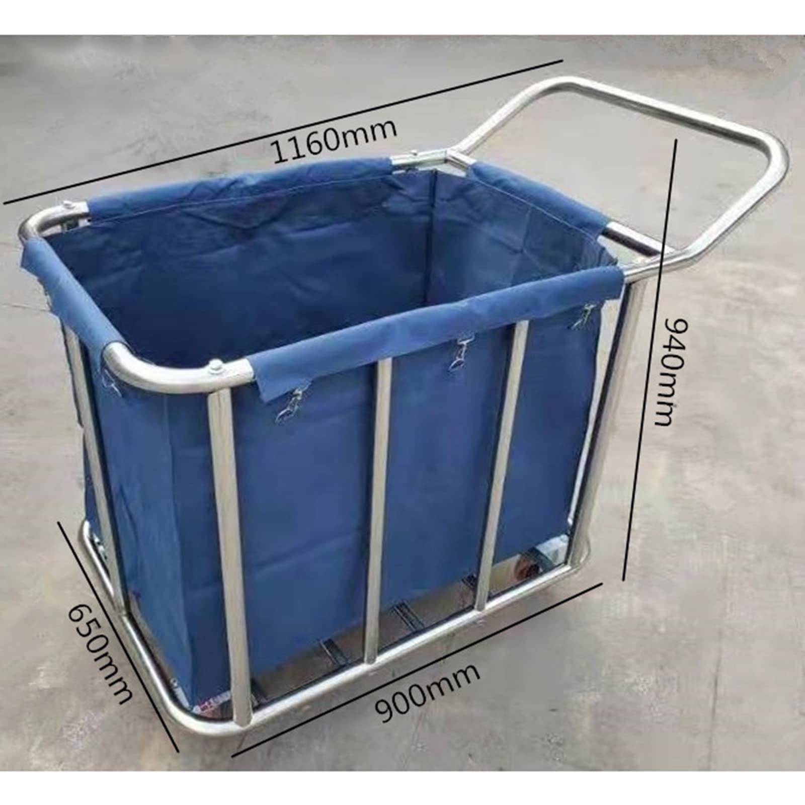 Pralnia Hotel Linen Cart Heavy Duty Duży wózek przemysłowy do szkół, biur, hoteli - wózek na pranie