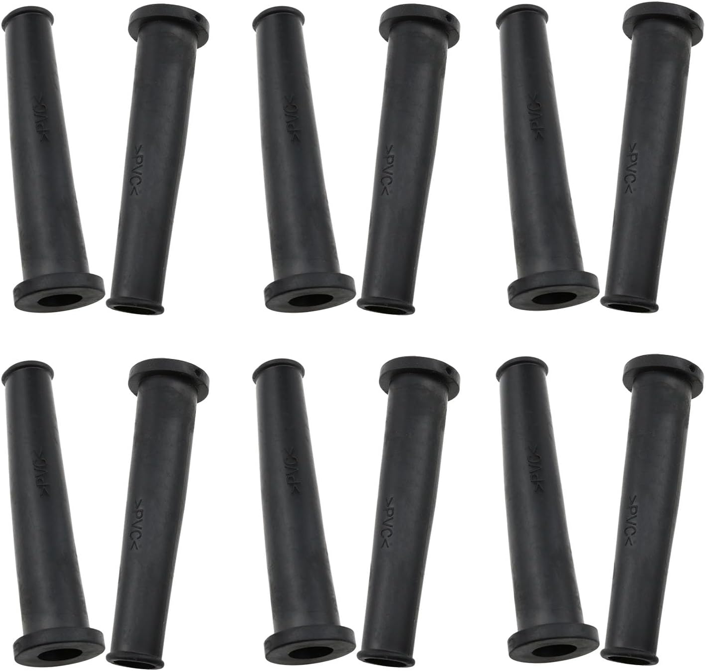 Haidong Cord Boot Protector Black Cable Strain Relief Power Cord Strain relief12PCS