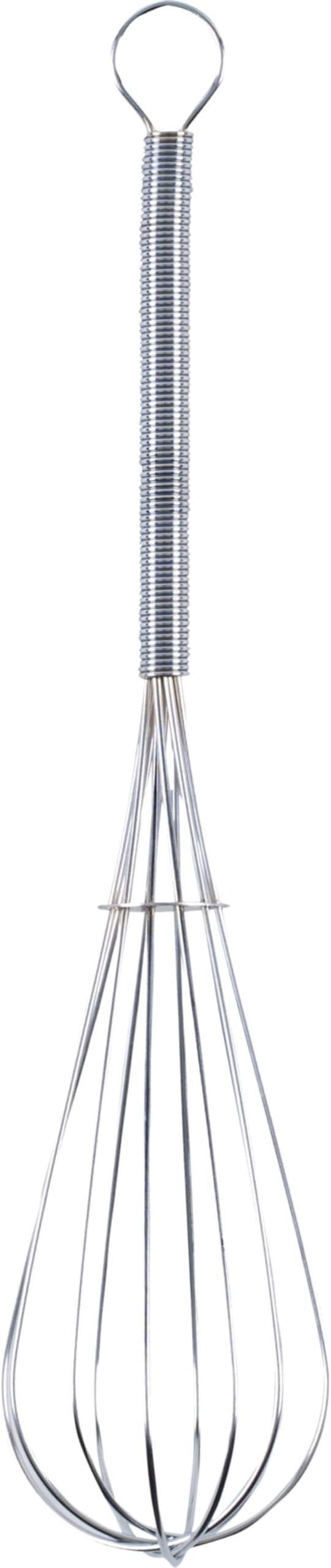 Everyday 10-Inch Balloon Whisk, Sturdy Wire Whisk for Mixing and Emulsifying, Metal Whisk with Wire Spun Handle, Lightweight and Durable, Ideal for Batters, Dressings, and More