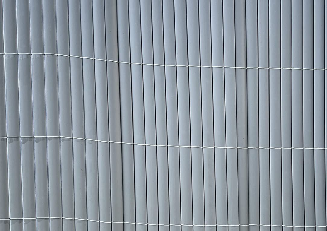 Outgarden PVC-Sichtschutzzaun/Sichtschutzmatte Grau 500 x 150 cm