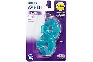 Philips Avent Soothie Pacifiers – Orhtopedic Nipple for Natural Oral Development