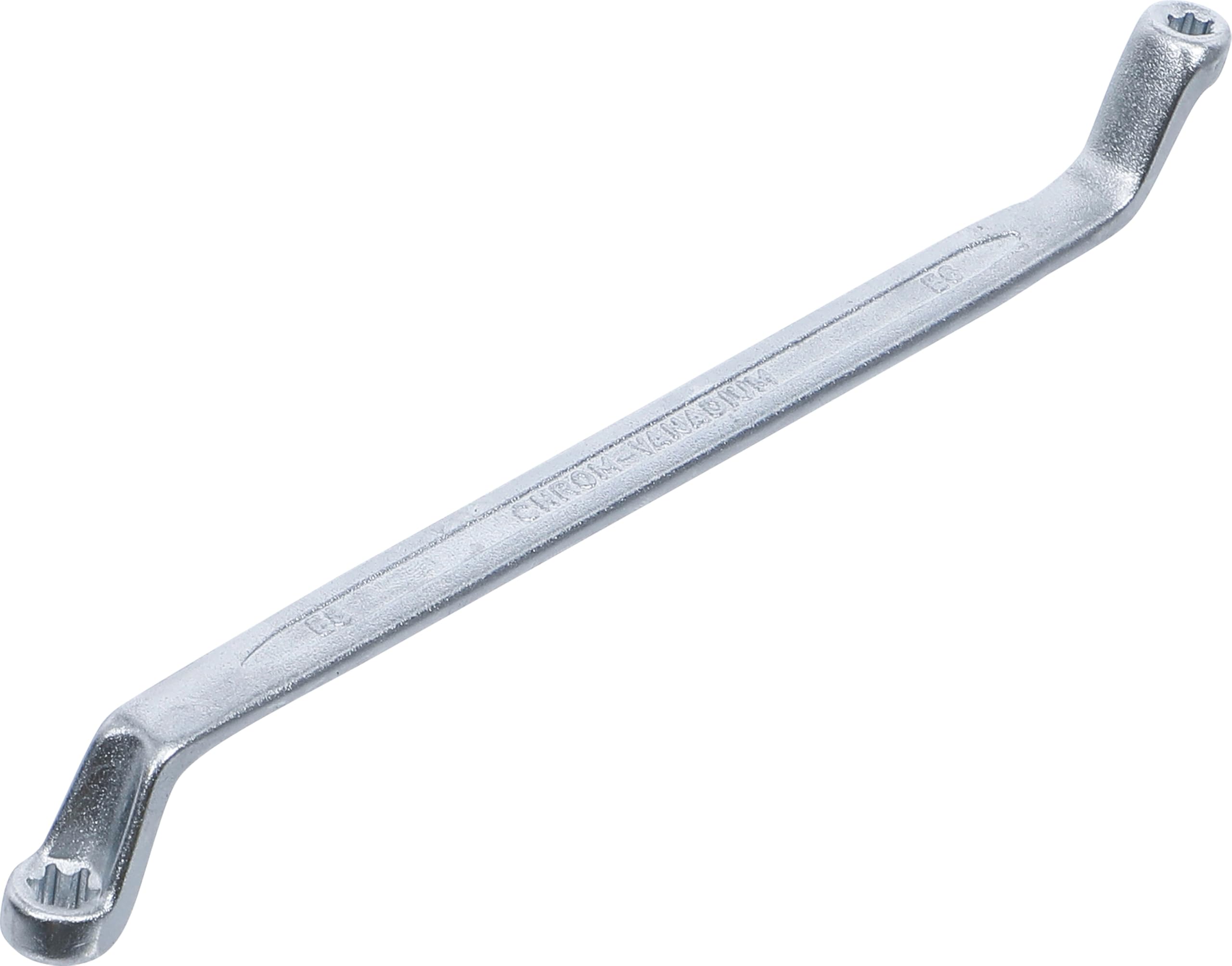 Bgs Chrome 2281-6X8 | Double Ring Spanner With E-Type Ring Heads | Offset | E6 X E8