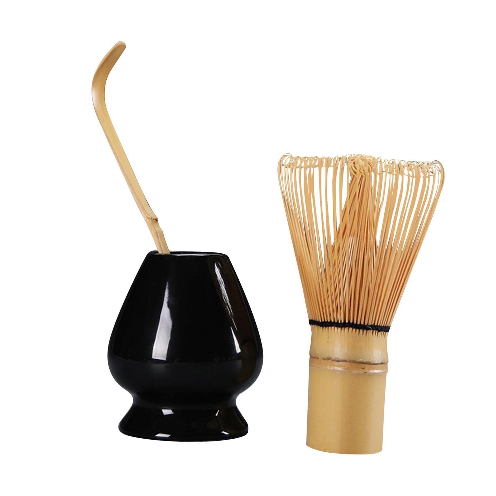 ATORSE Matcha Set Ceramics Matcha Whisk Holder Matcha Ceremony Kit Bamboo Whisk Black|Home & Garden|Food & Beverages|Tea