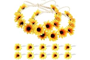 10-Piece Sunflower Hair Accessories: Bloom with Vibrant Style