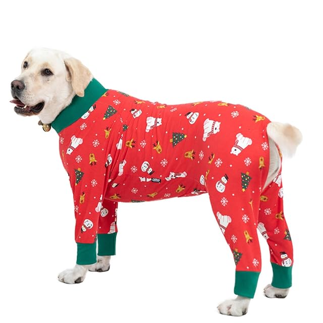 Foto 5 de 6 de UOSIA Pijamas para Perros Grandes y medianos, Pijamas navideños para Perros