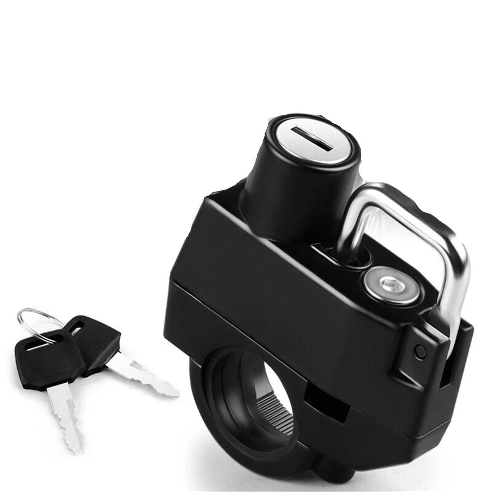 Motorcycle Handlebar Lock Anti-Theft Motorcycle Helmet Lock - Rustproof Compact Size Fine Workmanship Fit for Motorbike Motorbike Lock Security