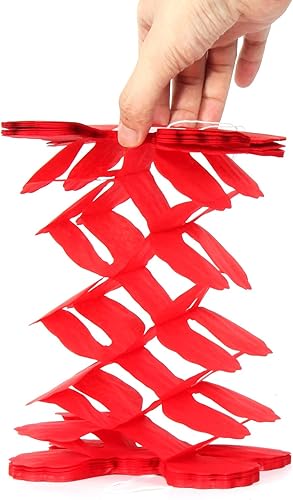 Miniatura 4 de Guirnalda de serpentinas para decoración de fiesta azul y plateado pancarta colgante de trébol de cuatro hojas de 157 pies suministros de fiesta de