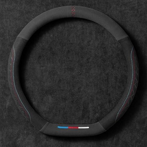 SAHODIYI Auto Lenkradbezug Lenkradschutz für OPEL GRANDLAND EV (Mild-Hybrid) 2025 2026, Lenkradbezug Leder, Lenkradhülle für Sommer & Winter Autozubehör Innenraum,D