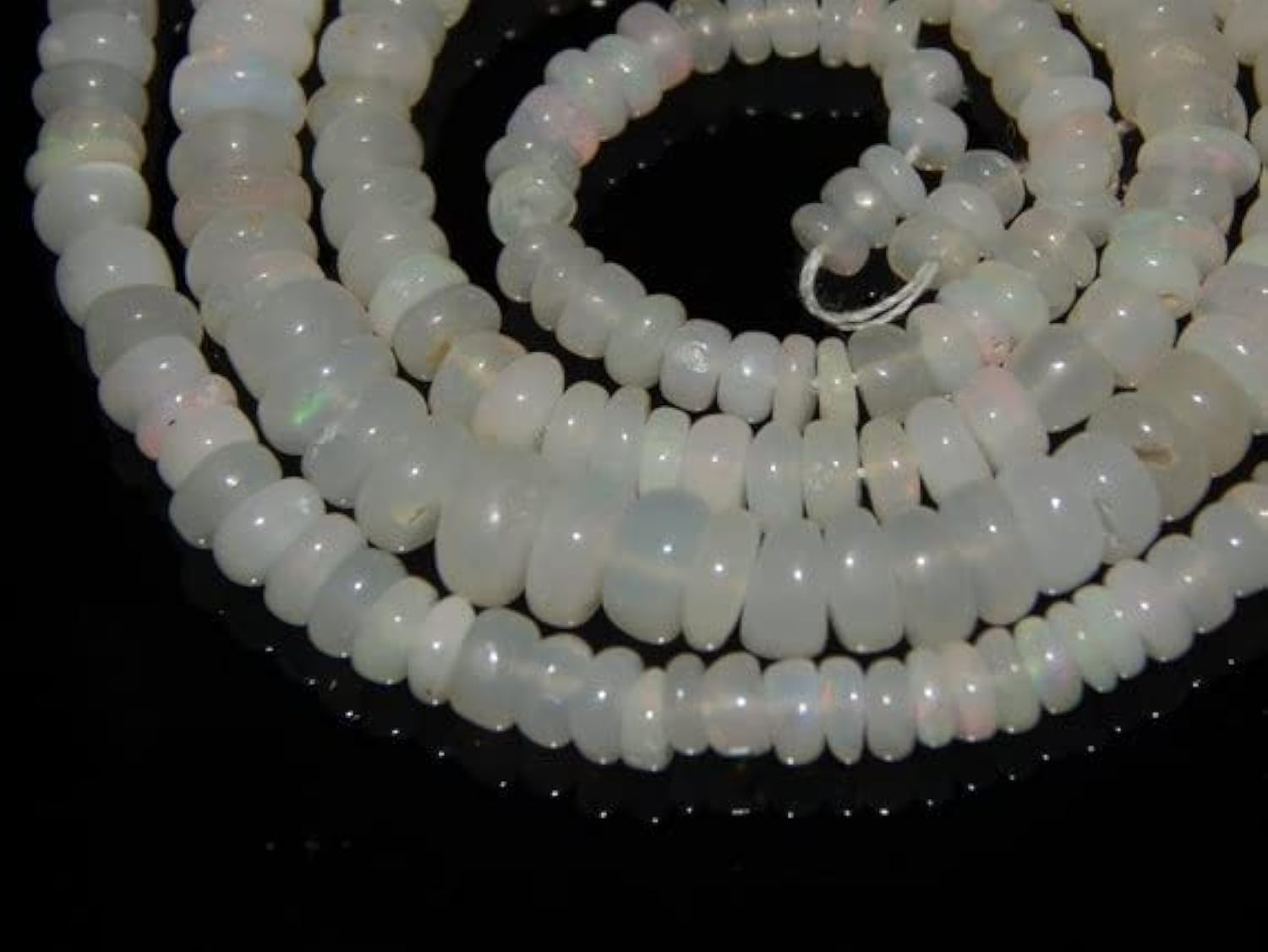 Perles en calcédoine naturelle LKBEADS pour haute bijouterie fait main