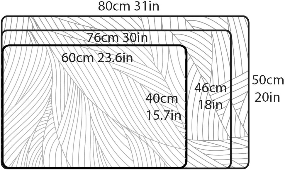 Pebble Stone Cobblestone Bath Mat for Bathroom Absorbent Bath Mat Rugs, Non Slip Rubber Backing Floor Mat 18x30Inch - Image 2