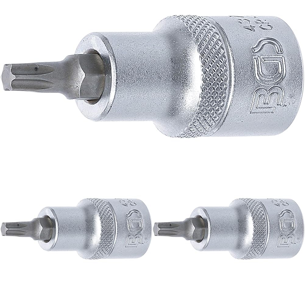 BGS 4371 | Bit-Einsatz | 12,5 mm (1/2") | T-Profil (für Torx) T30 (Packung mit 3)