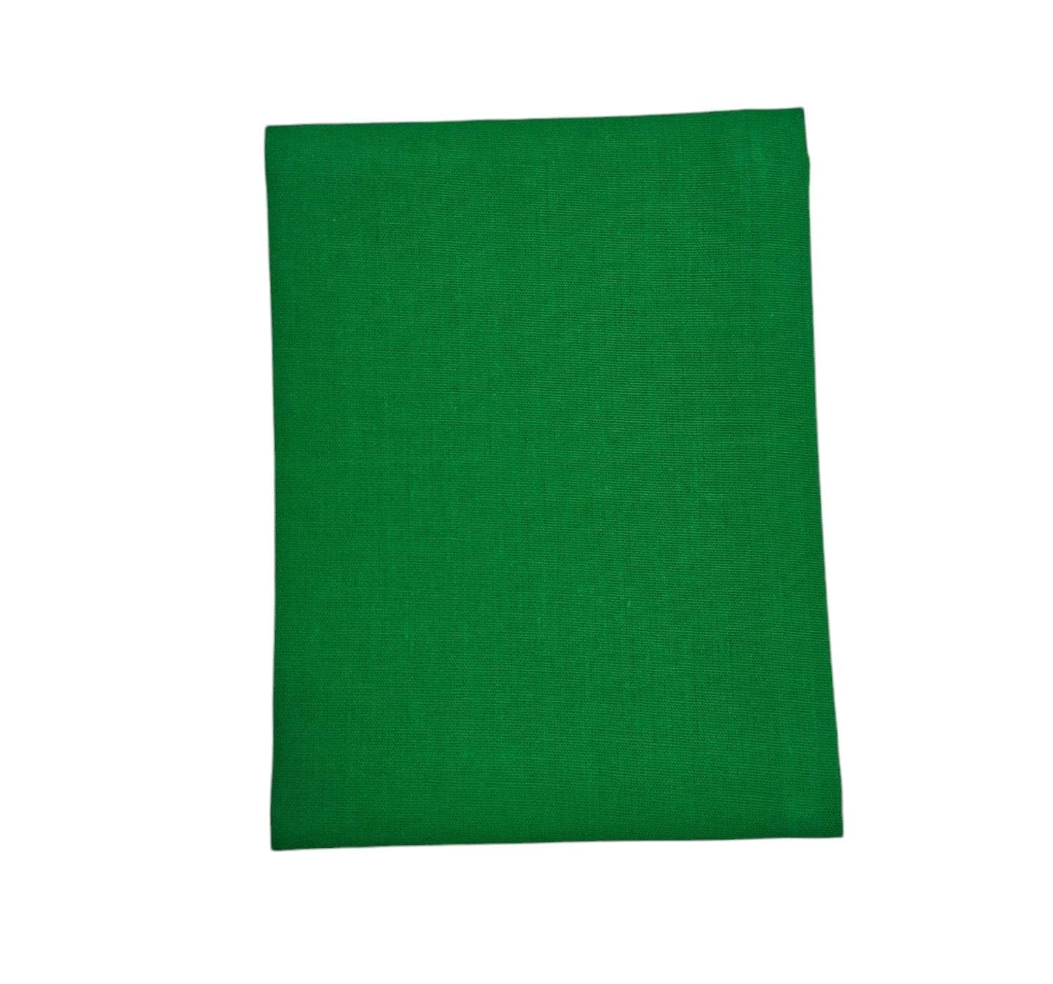 100% Cotton Green Handkerchief Rumal Set of 3 Pieces (42 X 42 cm) Hanky for Numerology