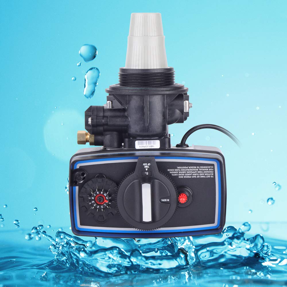 AngelcityCC 5600 Metered Water Softener On Demand Control Head Valve 12-Day Timer Replacement Softener Valve