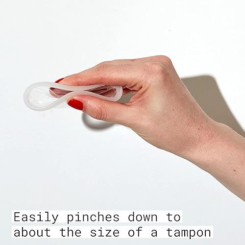 Miniatura 5 de Flex Plant Plus Disc | Discos de período desechables a base de plantas | Alternativa de tampón y taza | Capacidad de 5 súper tampones | Disco