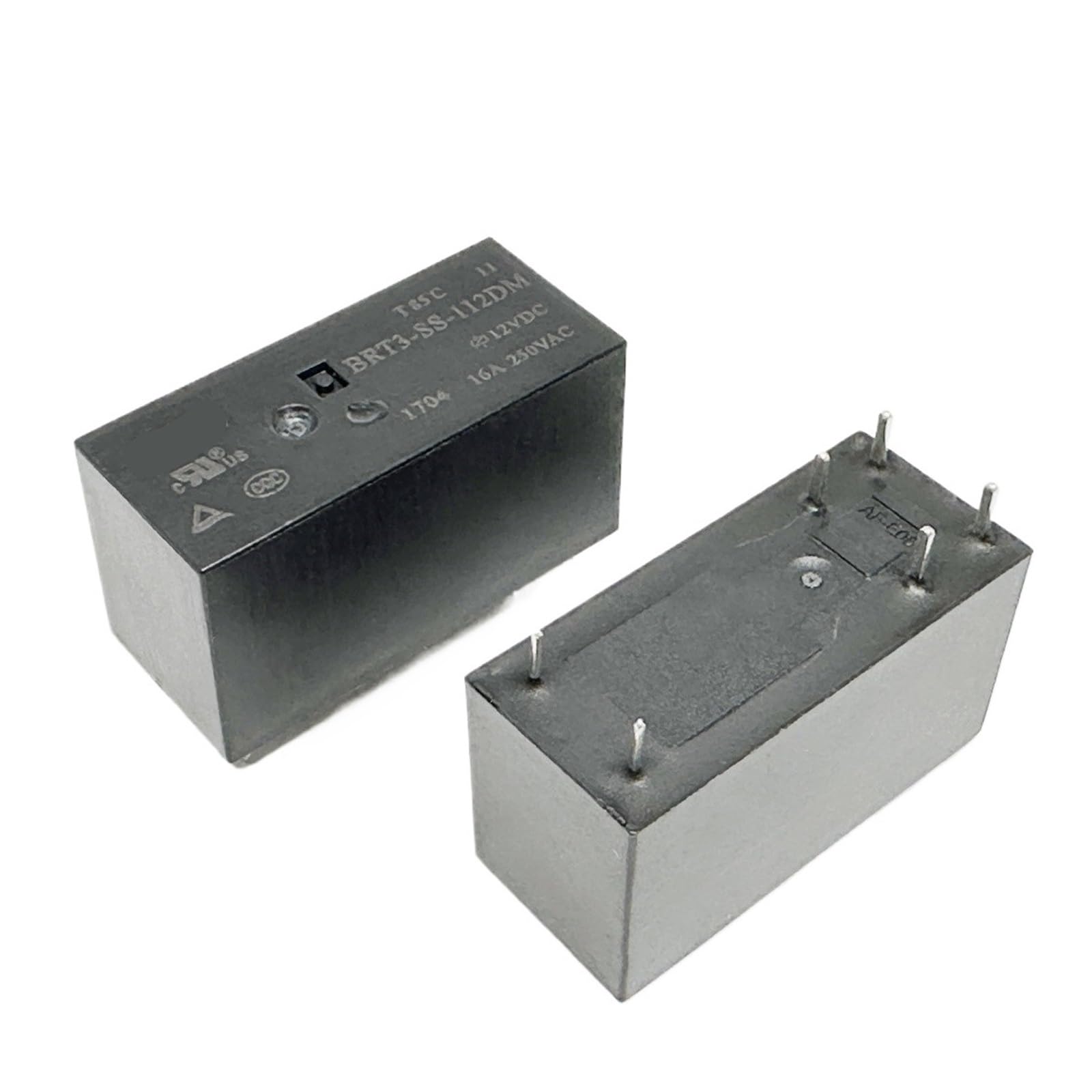 Yzwrwrmktb One Color 1Pc Brt3-Ss-112Dm 12V (115Fa6-5V/12V/24V-16A) Relay 6Pins