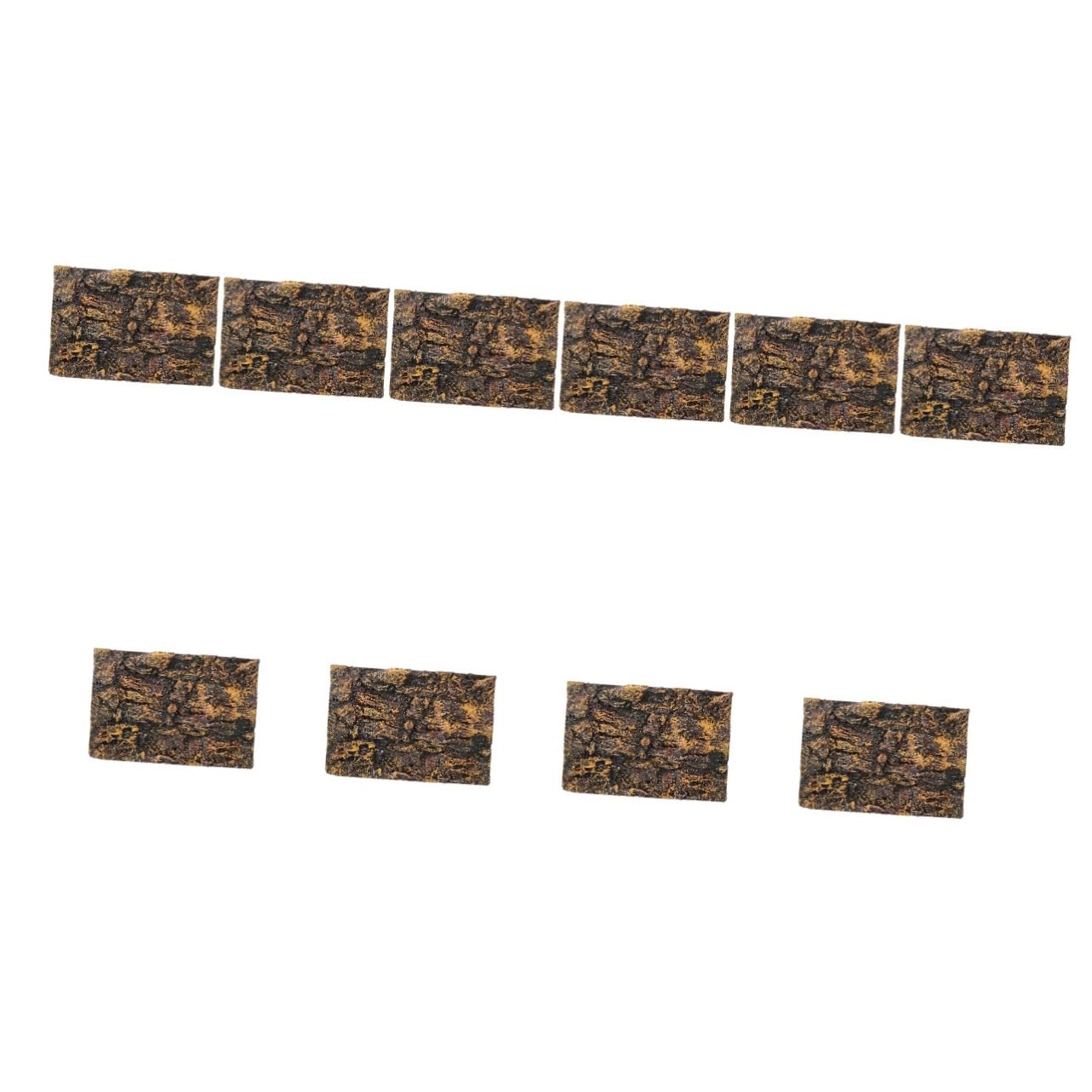 POPETPOP 10 Piezas Losa De De Fondo Tablero De Fotografía De Paisaje Fondo De Corteza De Reptil Fondo De Tanque De Serpiente Fondo De Terrario De Acuario Falso 3D Gatear PU Ladrar