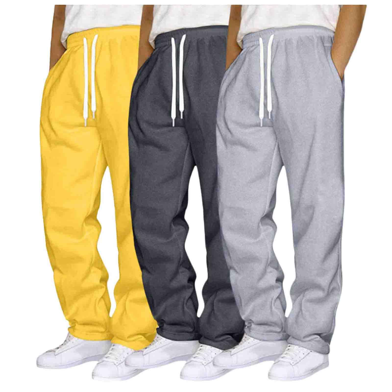 Pantalón Running Hombre Pantalones Deportes Running Secado Rápido Bolsillos Pantalon Chandal Ligeros Cintura Elástica con Cordón con Bolsillos Pantalones De Yoga De Casa Ocio