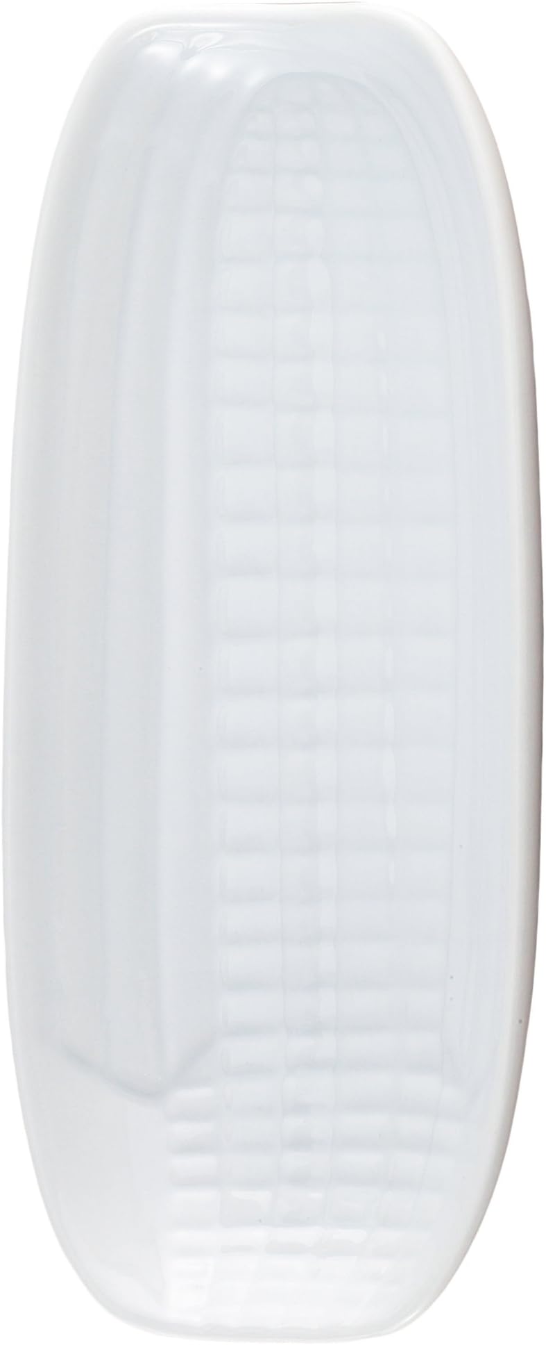 HIC Harold Import Co. NT303 HIC Corn Dish, Fine White Porcelain, 9.5 x 4.25-Inches