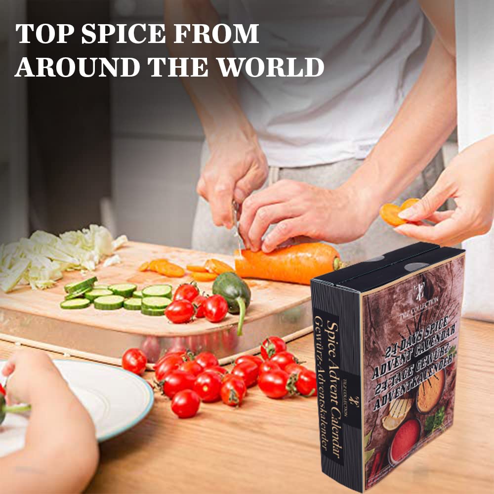 Buy Herbs And Spices Advent Calendar 2021 24 Mini Spice Jars Food